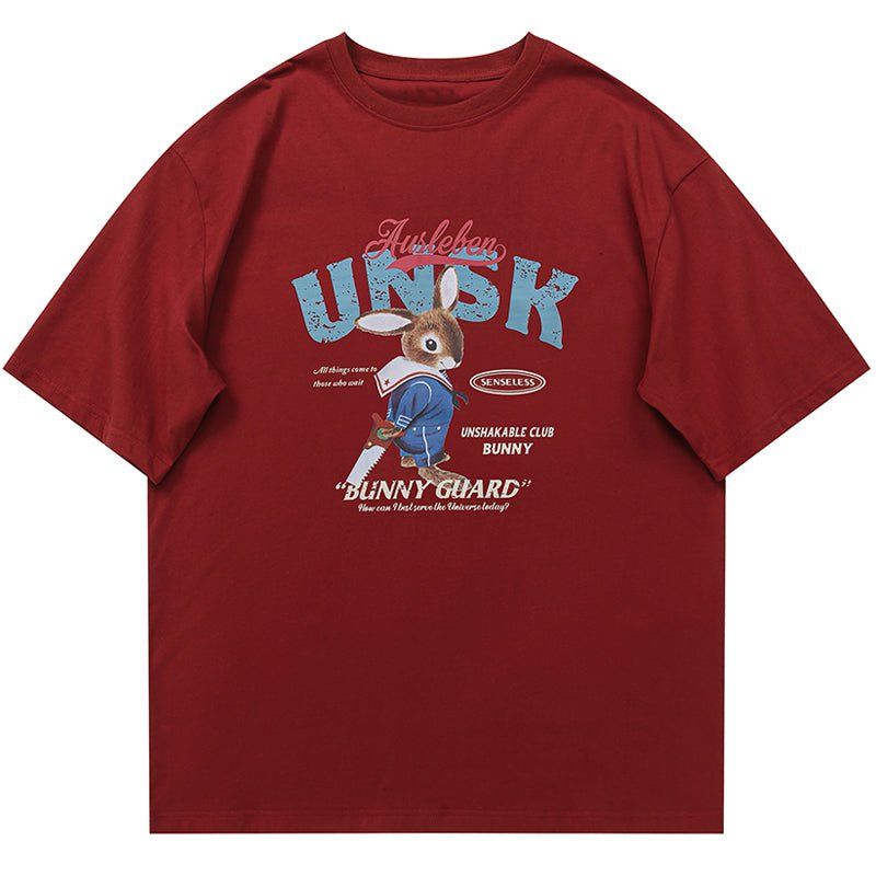 Oversize T-shirt Bunny Guard sold by Yugen Theory product image thumbnail 3