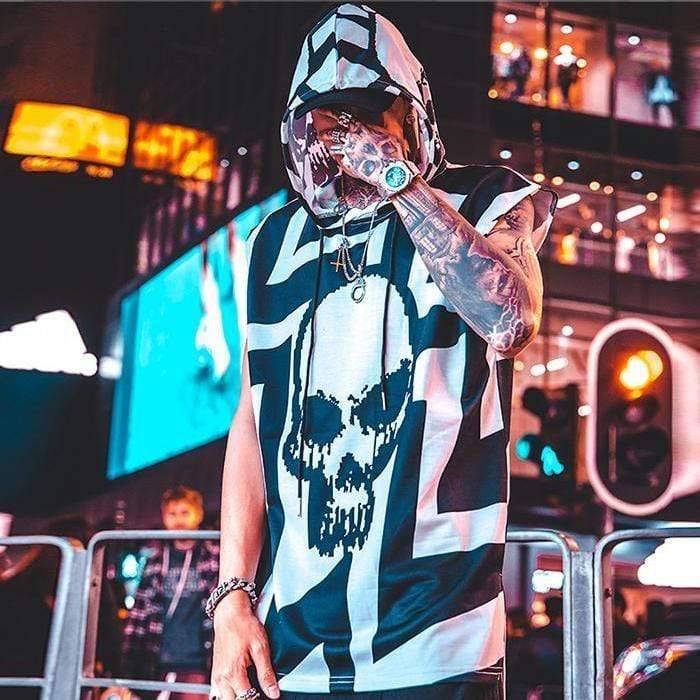 Grudge Hooded T-Shirt sold by Yugen Theory product image thumbnail 3