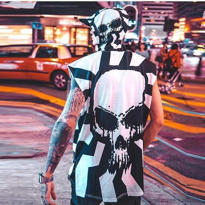 Grudge Hooded T-Shirt sold by Yugen Theory product image thumbnail 4