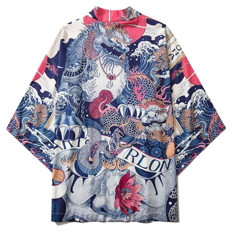 Lion Dragon Kimono sold by Yugen Theory