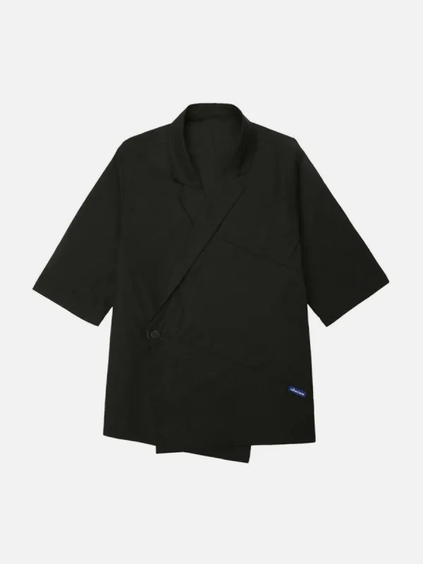 Solid Color Buckle Jacket sold by Yugen Theory