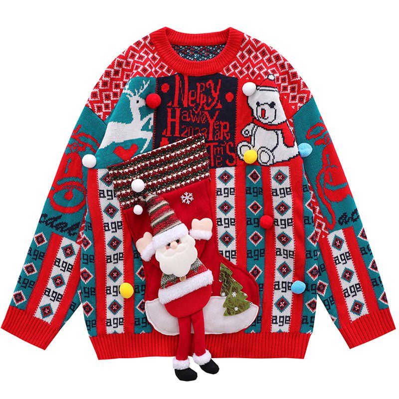 Ugly Christmas Knit Sweater sold by Yugen Theory