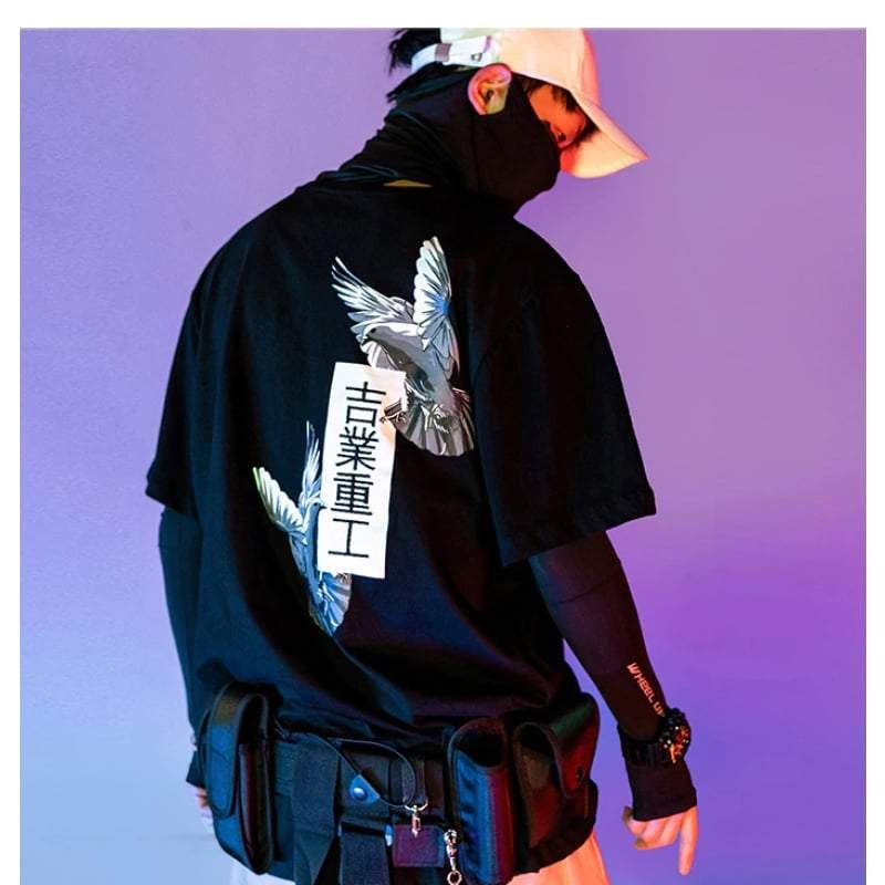 Korean Cyberpunk T-Shirt Style sold by Yugen Theory