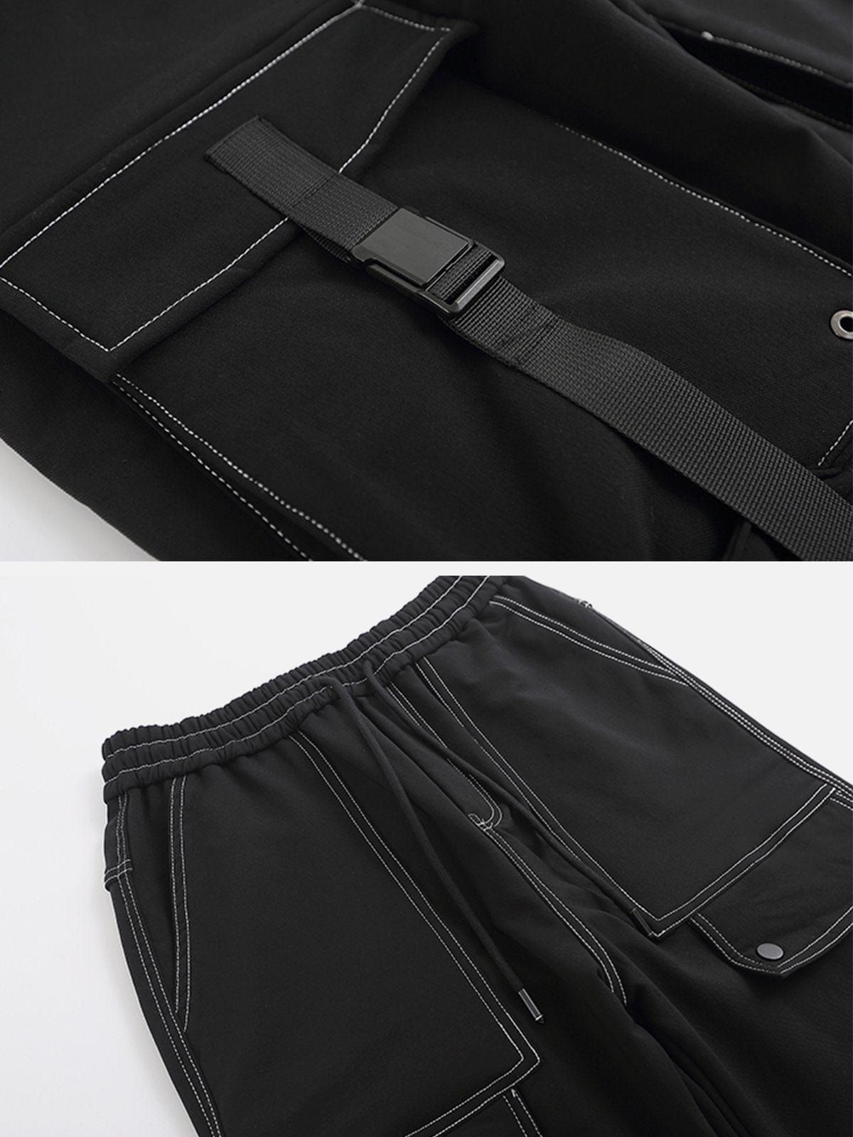 Big Pocket Ribbon Cargo Pants sold by Yugen Theory product image thumbnail 3