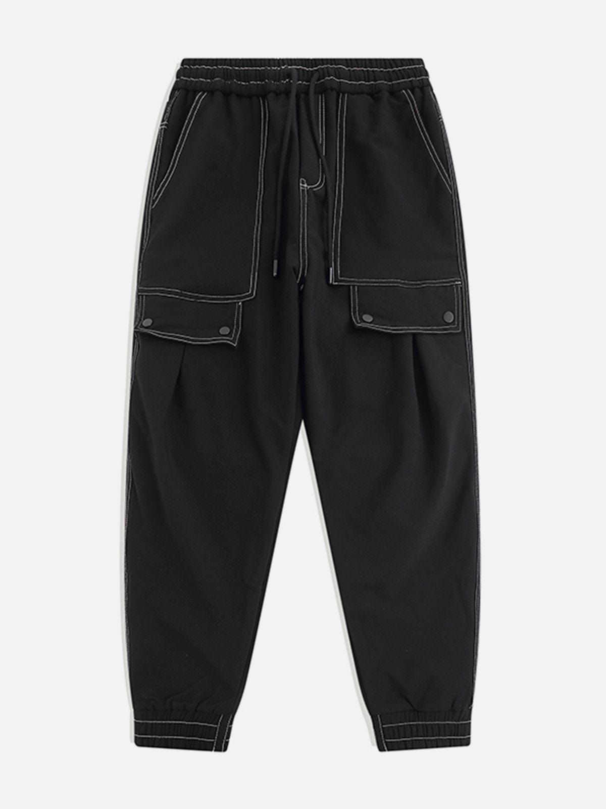 Big Pocket Ribbon Cargo Pants sold by Yugen Theory