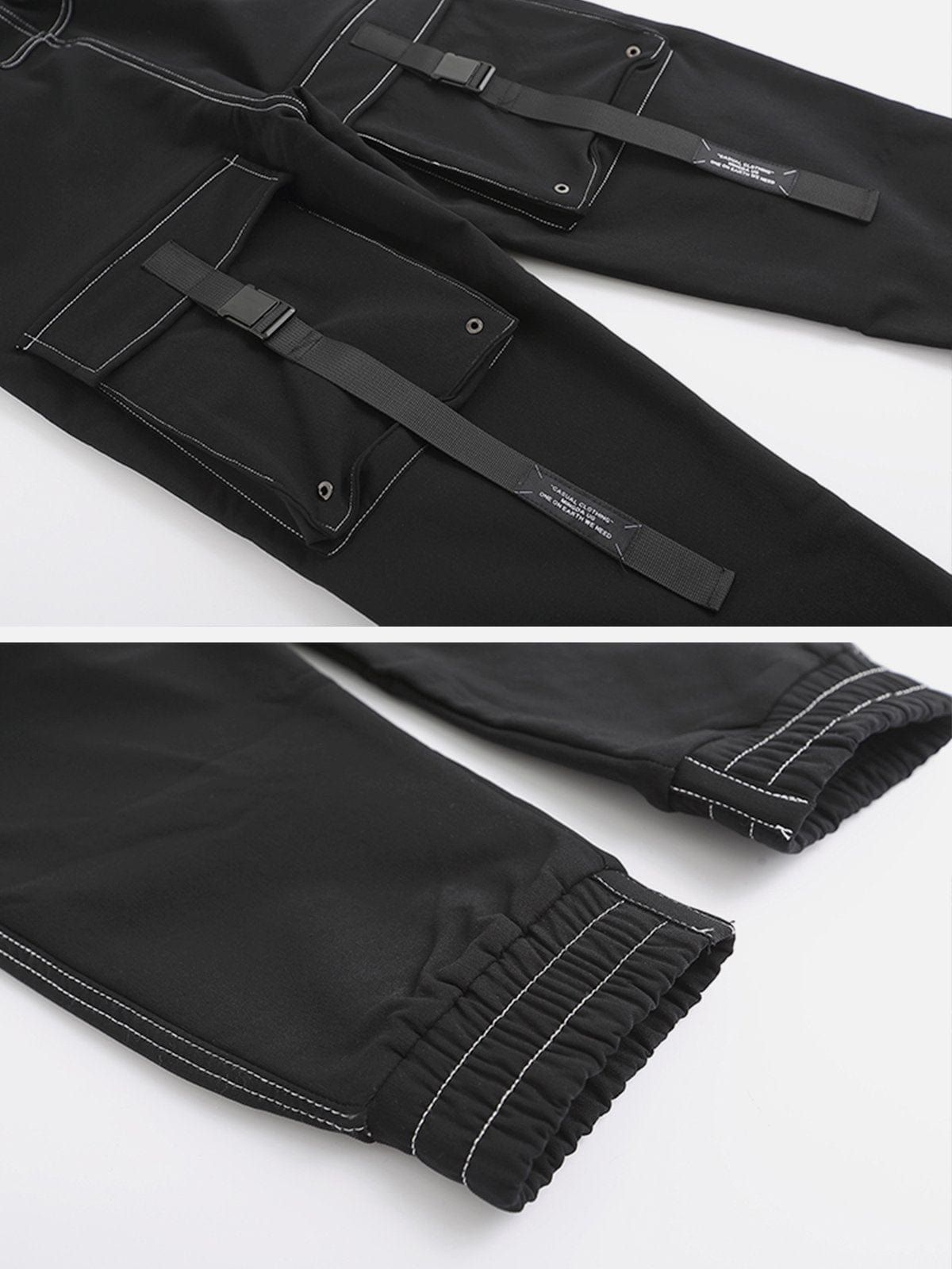 Big Pocket Ribbon Cargo Pants sold by Yugen Theory product image thumbnail 4