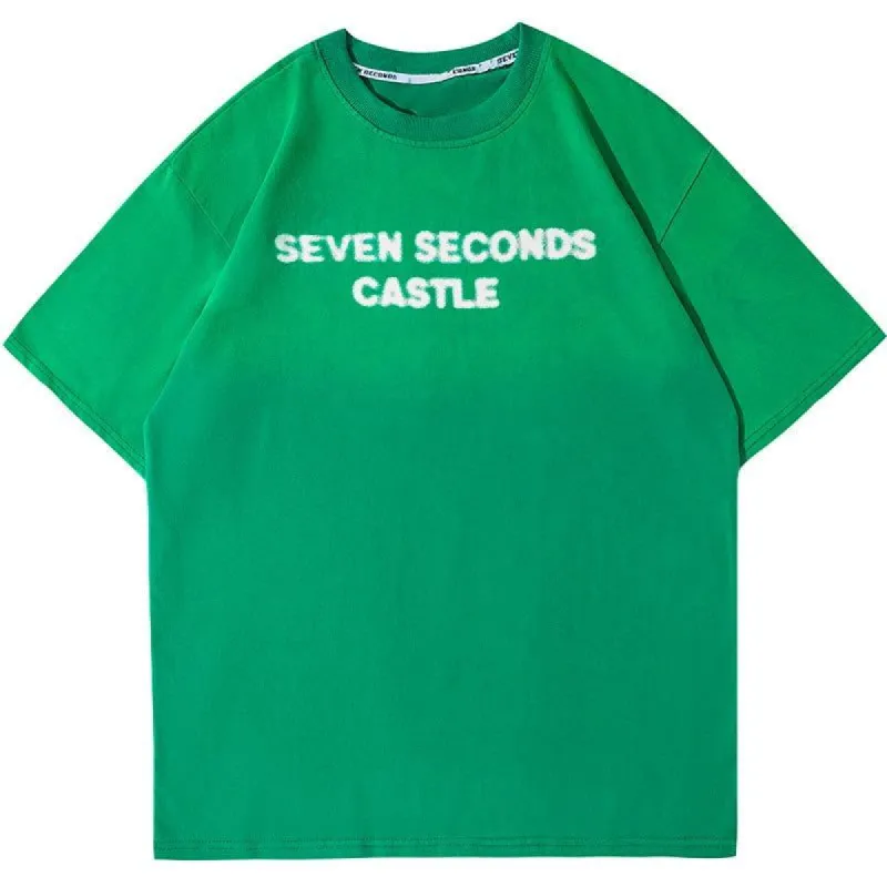 Oversize Washed Tee Graffiti sold by Yugen Theory