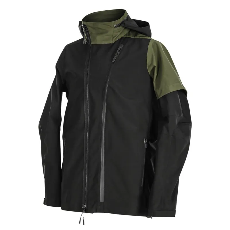 Oblique Zipper Patchwork Jacket sold by Yugen Theory