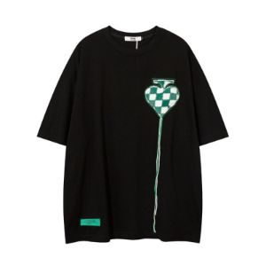 Checked Spade Embroidered T-Shirt sold by Yugen Theory