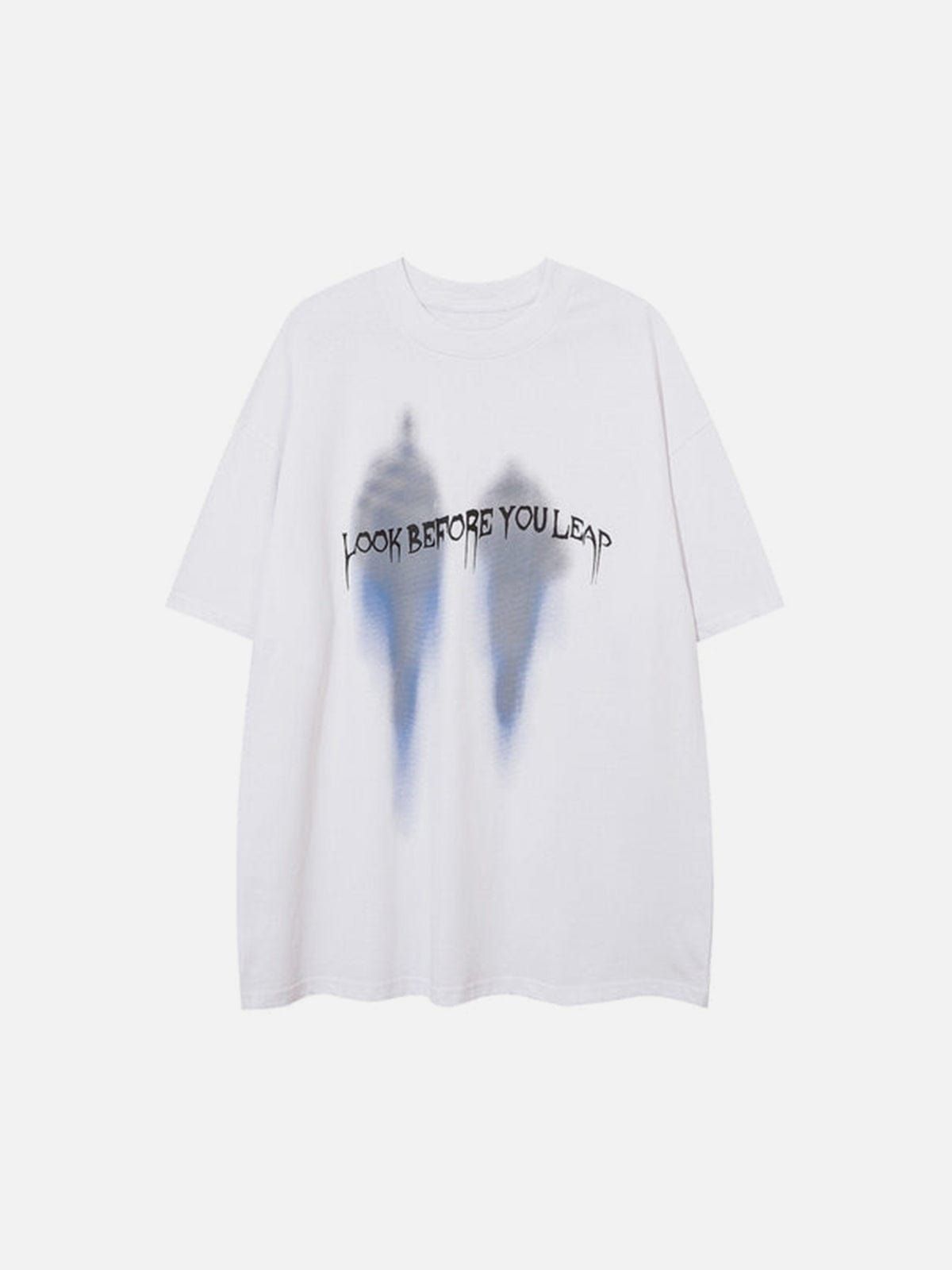 Abstract Print Letters Graphic T-Shirt sold by Yugen Theory product image thumbnail 2