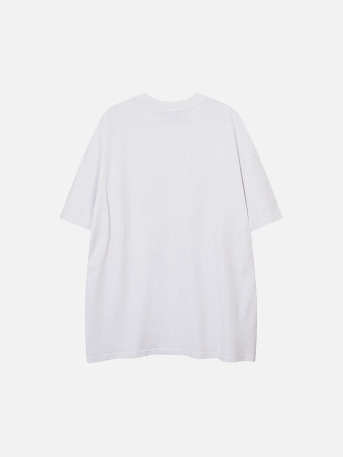 Abstract Print Letters Graphic T-Shirt sold by Yugen Theory product image thumbnail 3