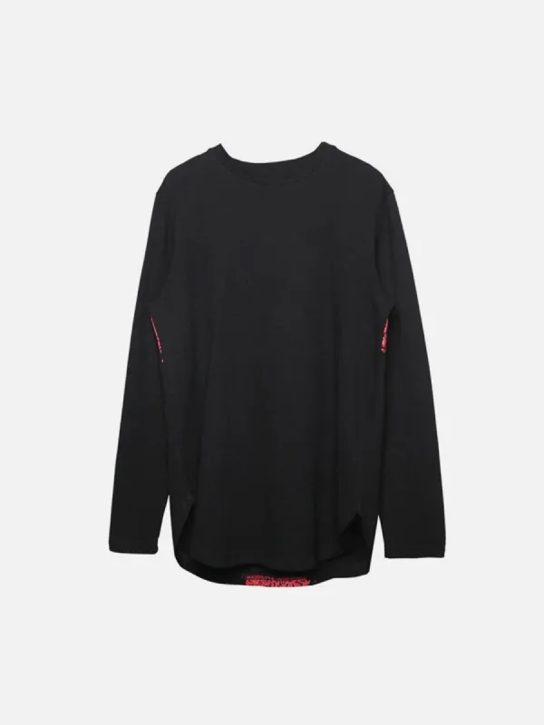 Dark Cross Print Sweatshirt sold by Yugen Theory
