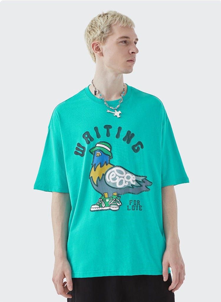 Peace Pigeon Graphic T-Shirt sold by Yugen Theory product image thumbnail 2