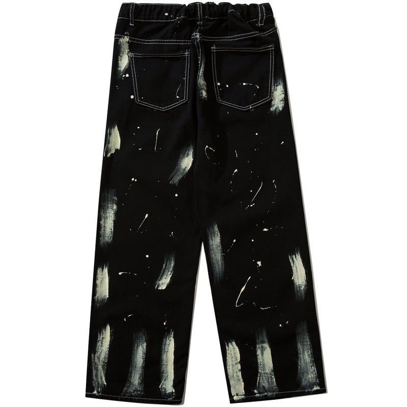 Oversize Washed Jeans Graffiti sold by Yugen Theory product image thumbnail 4