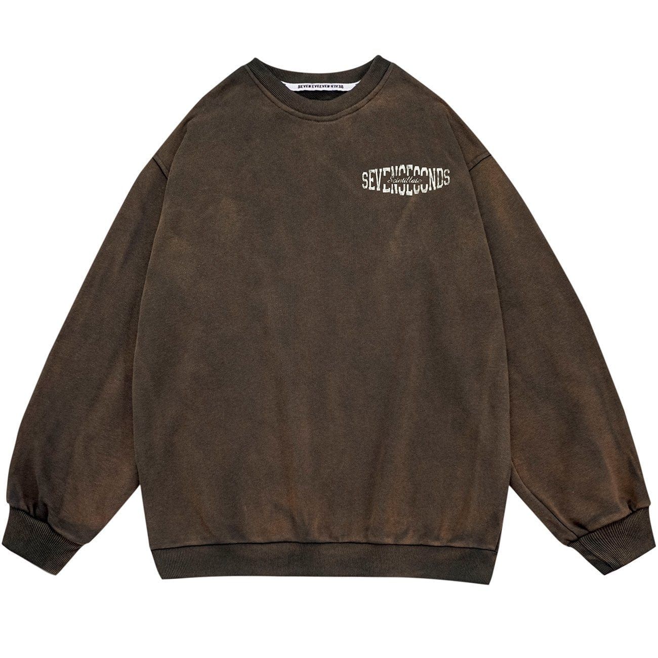 Tie Dye Letters Print Sweatshirt sold by Yugen Theory