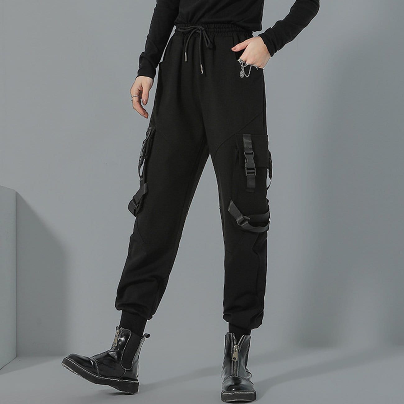 Techwear Ribbons Function Pants sold by Yugen Theory product image thumbnail 2