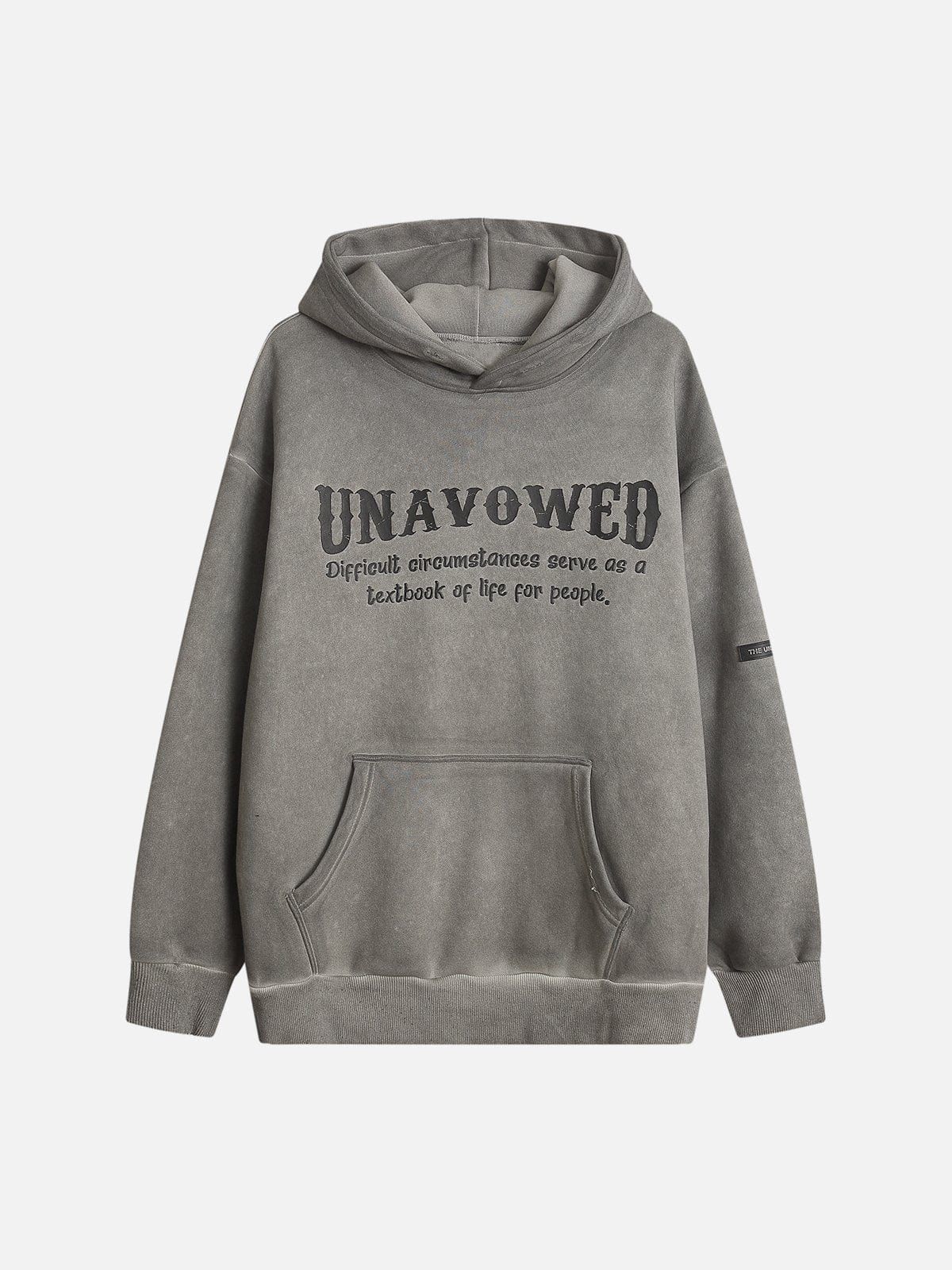 Fuzzy Angel Print Washed Hoodie sold by Yugen Theory product image thumbnail 2