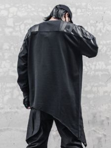 Asymmetric Patchwork Sweatshirt sold by Yugen Theory