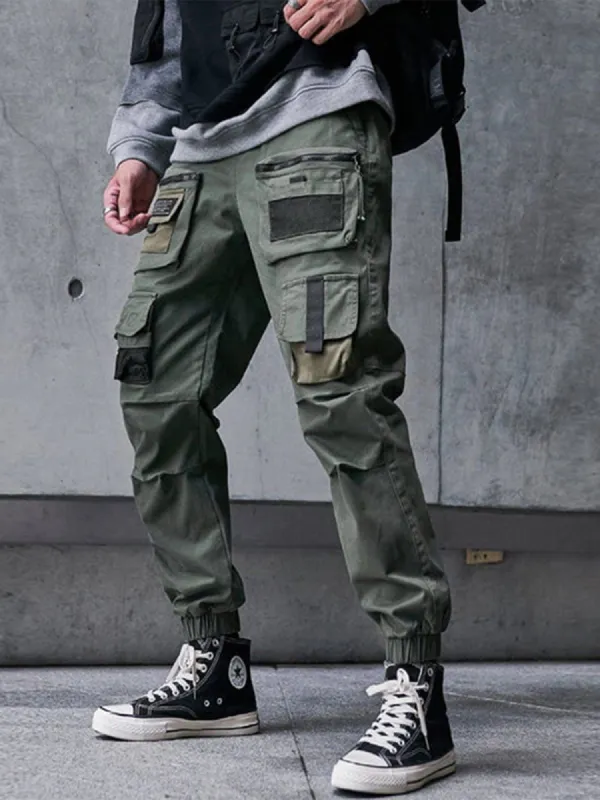 Zip Multi Pockets Cargo Pants sold by Yugen Theory