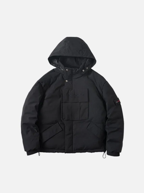 Combat Ribbon Winter Down Coat sold by Yugen Theory