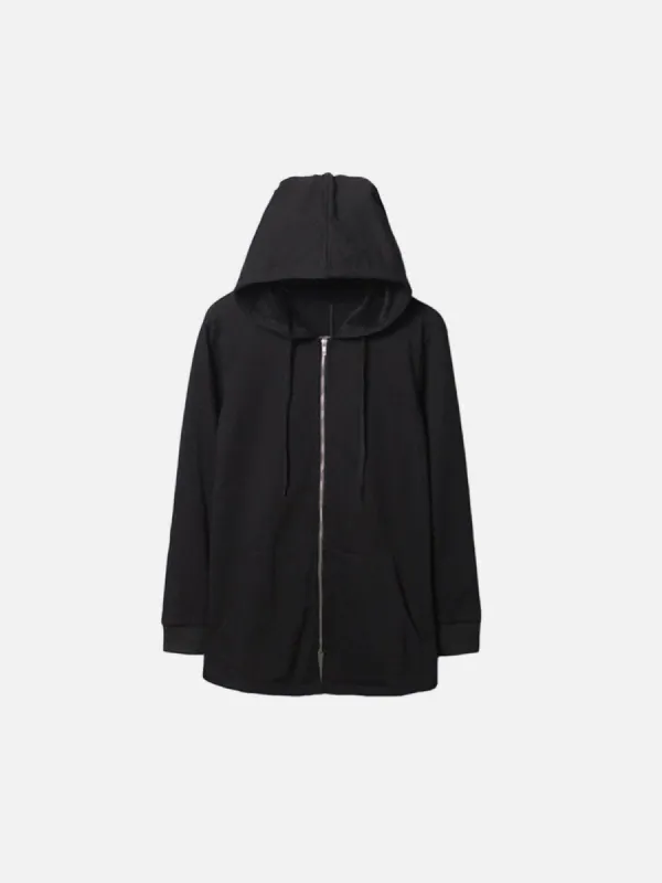 Dark Zip Up Cloak Cape Oversize Wizard Coat sold by Yugen Theory