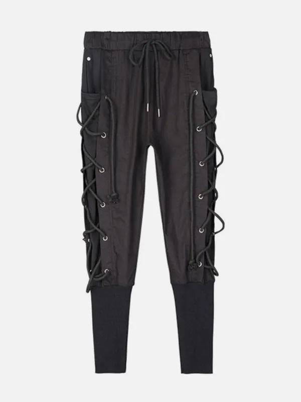Drawstring Webbing Function Pants sold by Yugen Theory