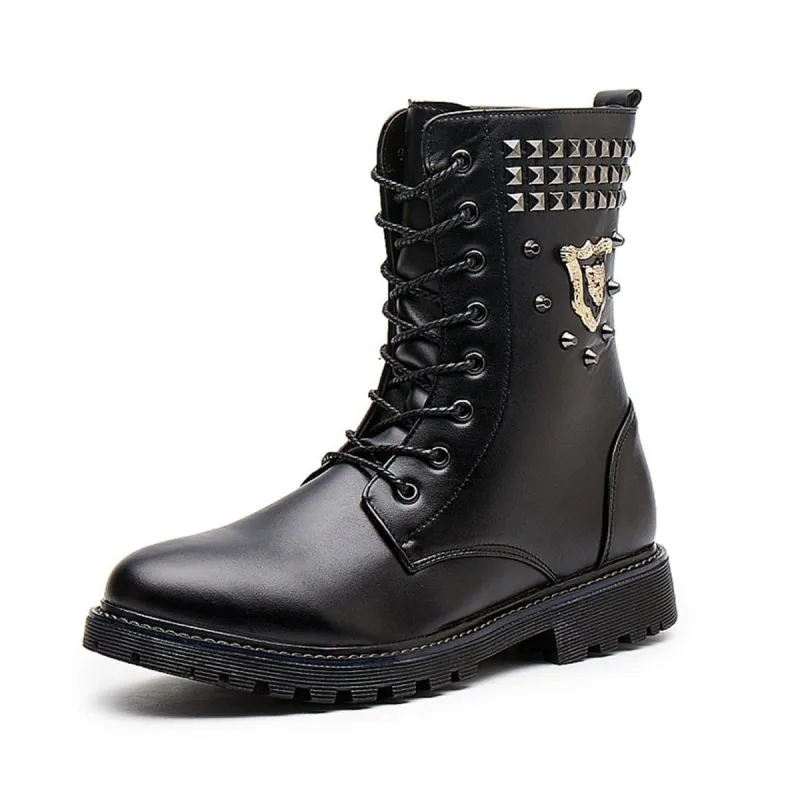Punk Studded Leather Shoes sold by Yugen Theory