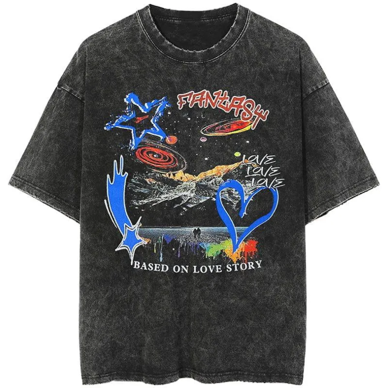 Gothic Tee Cosmic Planet sold by Yugen Theory