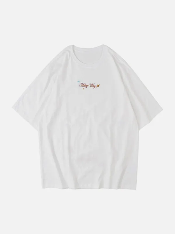 Starry EmbroideryT-Shirt sold by Yugen Theory