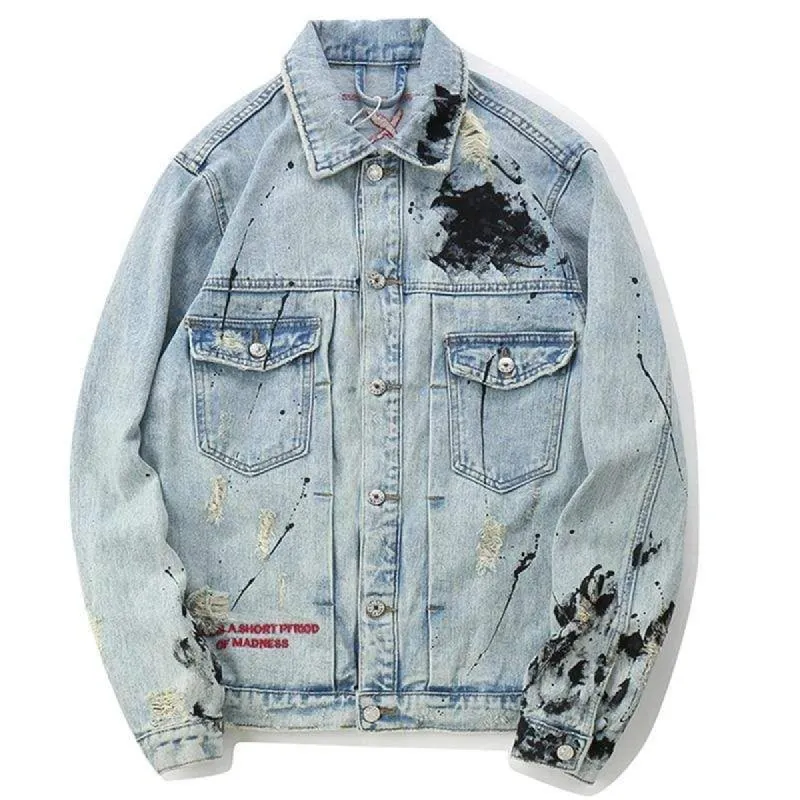 “Graffiti Wall” Denim Jacket sold by Yugen Theory