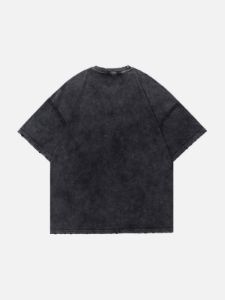 Cross Flame Washed Graphic T-Shirt sold by Yugen Theory