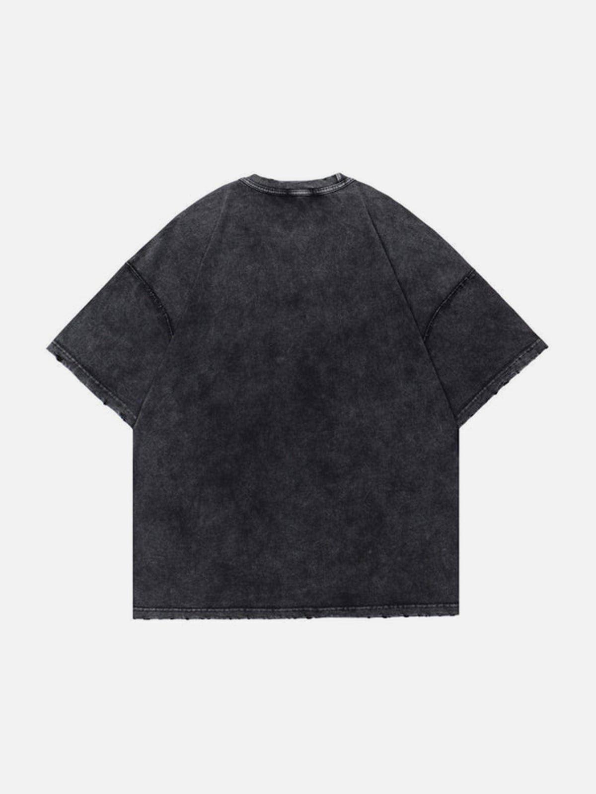 Cross Flame Washed Graphic T-Shirt sold by Yugen Theory product image thumbnail 3