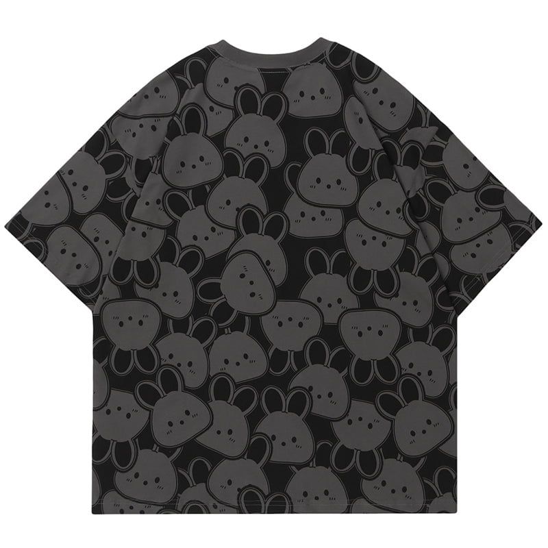 Streetwear T-shirt Full Rabbits sold by Yugen Theory product image thumbnail 4
