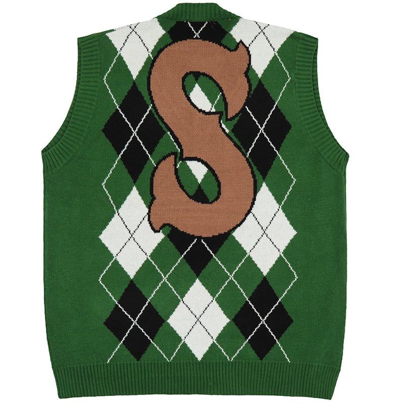Argyle Knit Sweater Vest S sold by Yugen Theory product image thumbnail 3