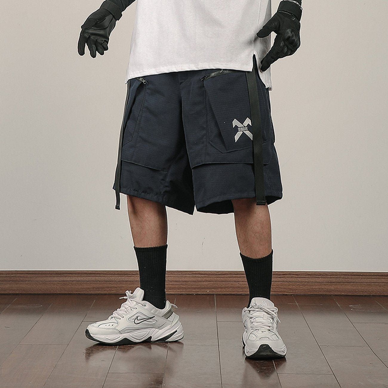 Function Long Zip Up Cargo Shorts sold by Yugen Theory product image thumbnail 5