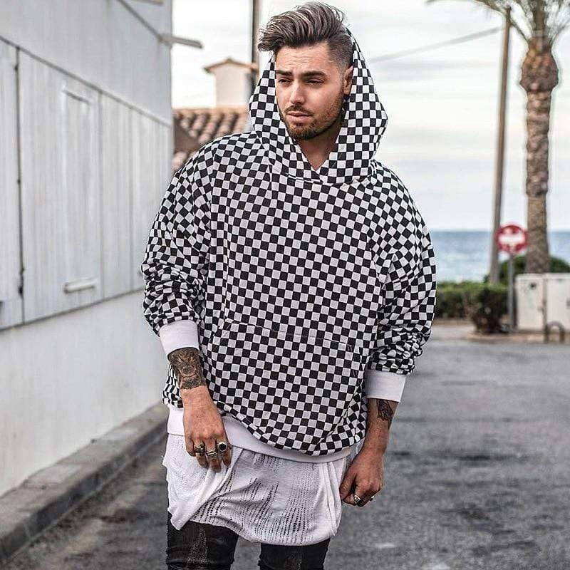 Checkered Hoodie sold by Yugen Theory