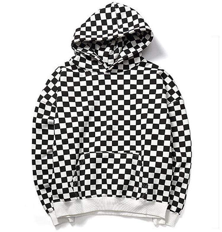 Checkered Hoodie sold by Yugen Theory product image thumbnail 2