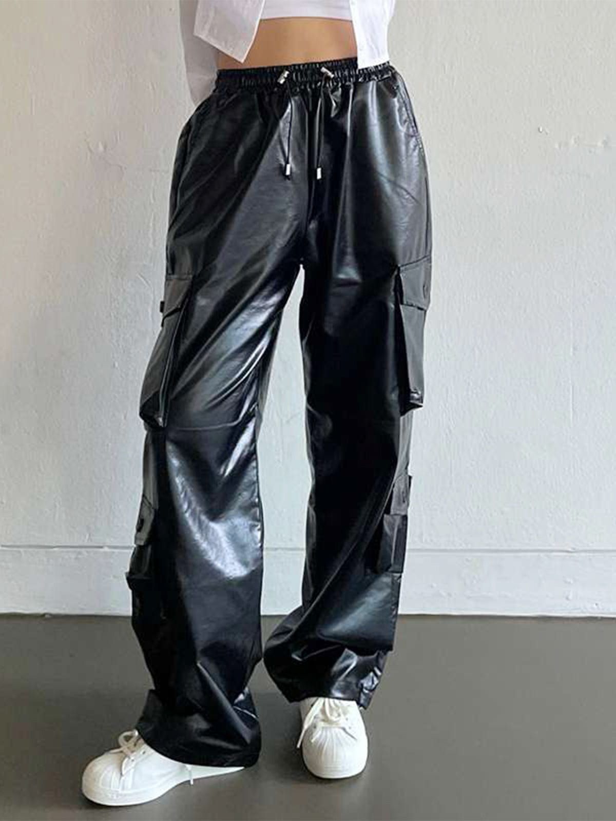 Pocket PU Cargo Pants sold by Yugen Theory product image thumbnail 5