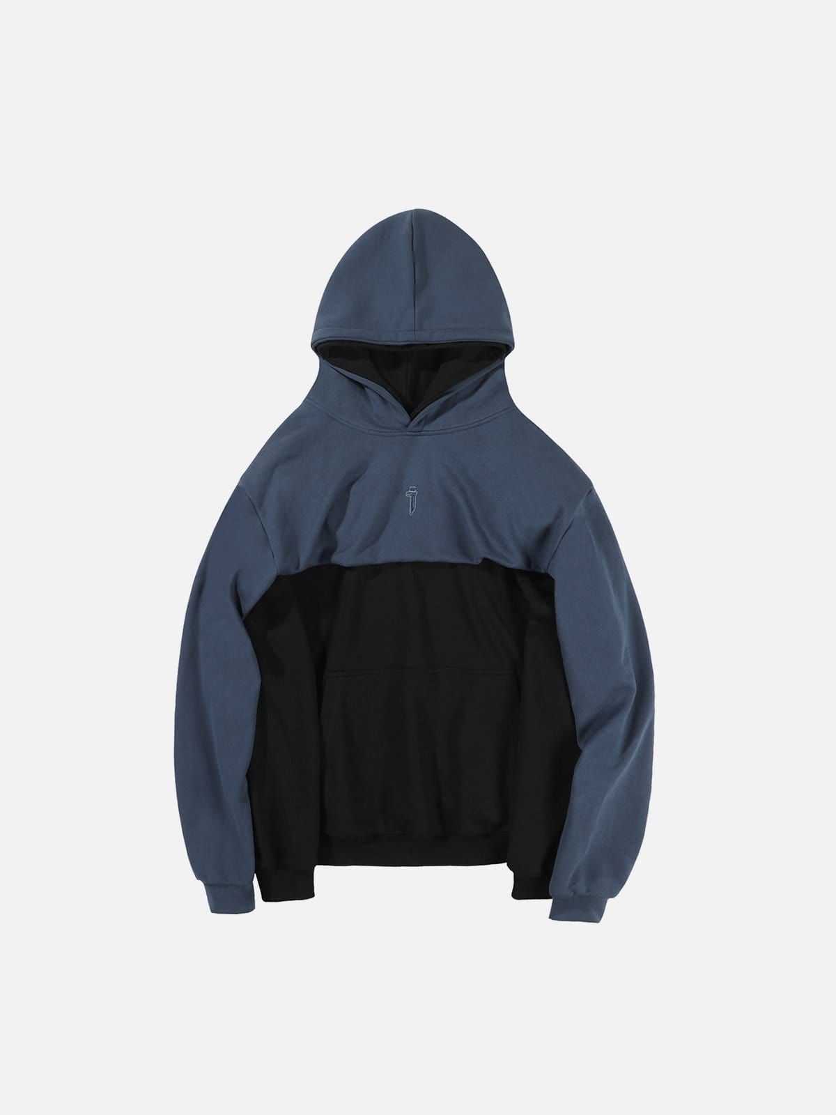 Patchwork Sleeve Fake Two Hoodie sold by Yugen Theory product image thumbnail 5