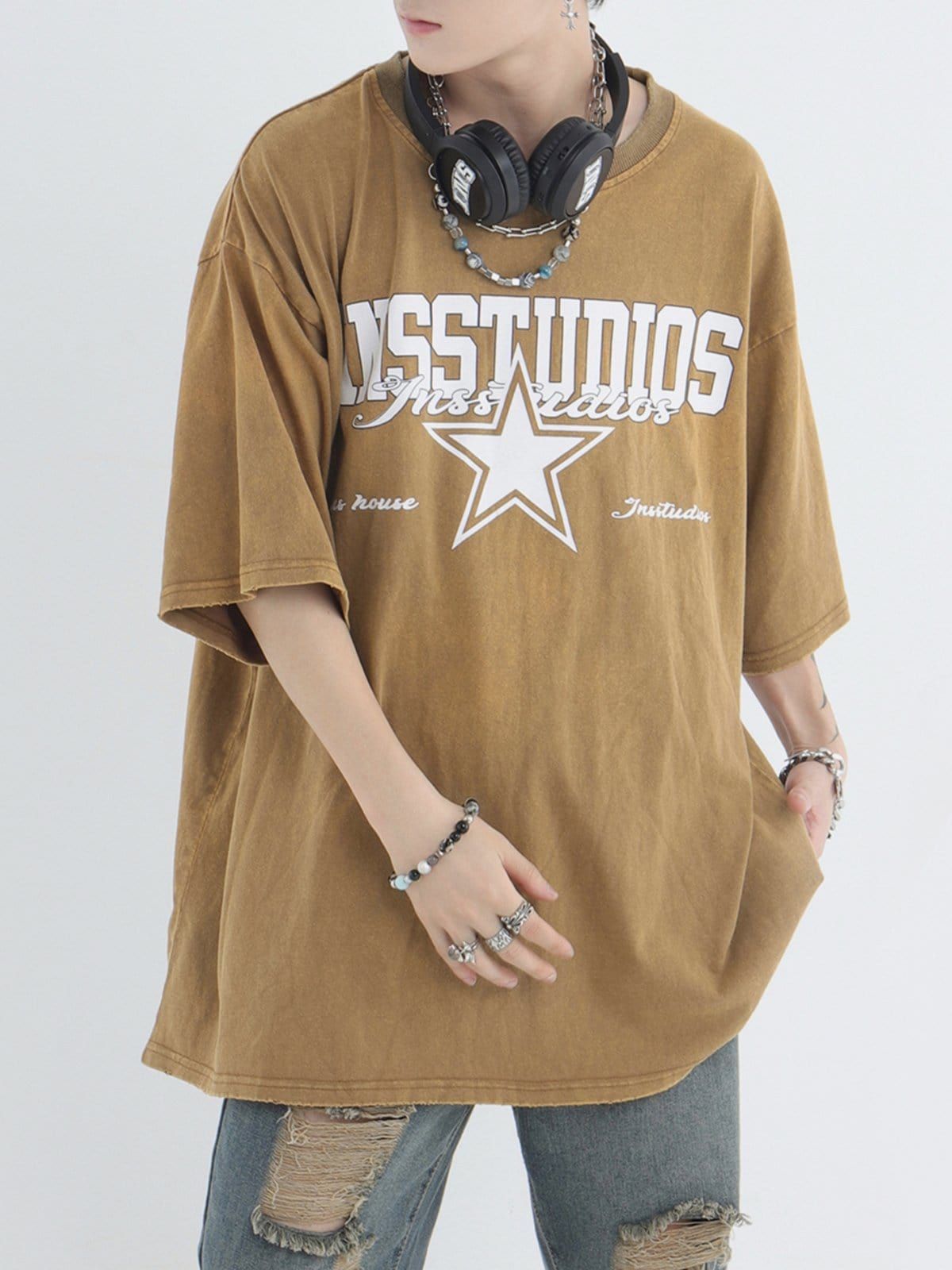 Cartoon Skeleton Graphic T-Shirt sold by Yugen Theory product image thumbnail 2