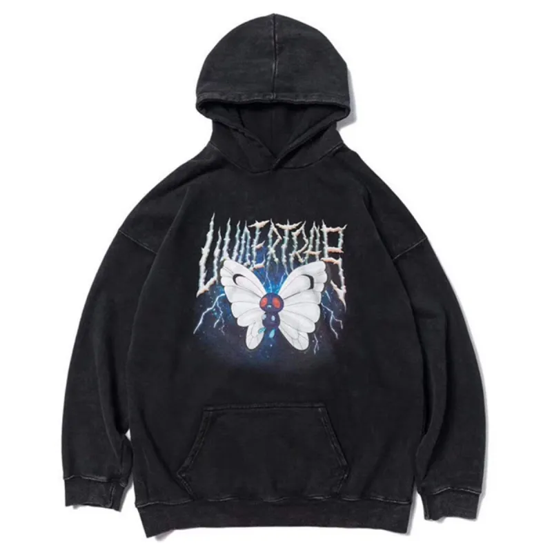 Lightning Butterfly Hoodies sold by Yugen Theory