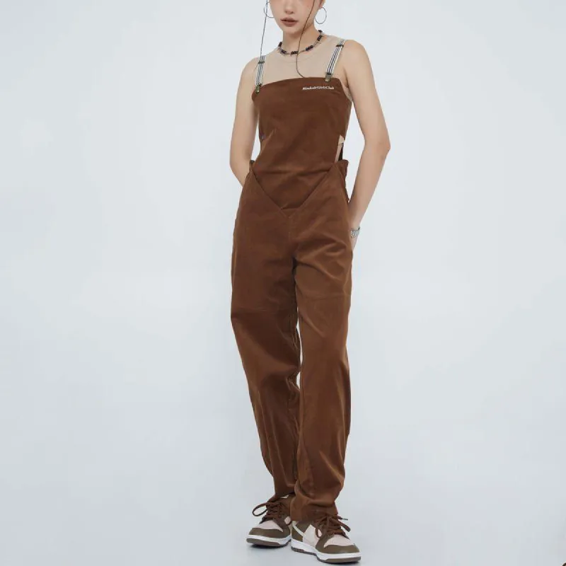 Women’s Corduroy Jumpsuit Overalls sold by Yugen Theory