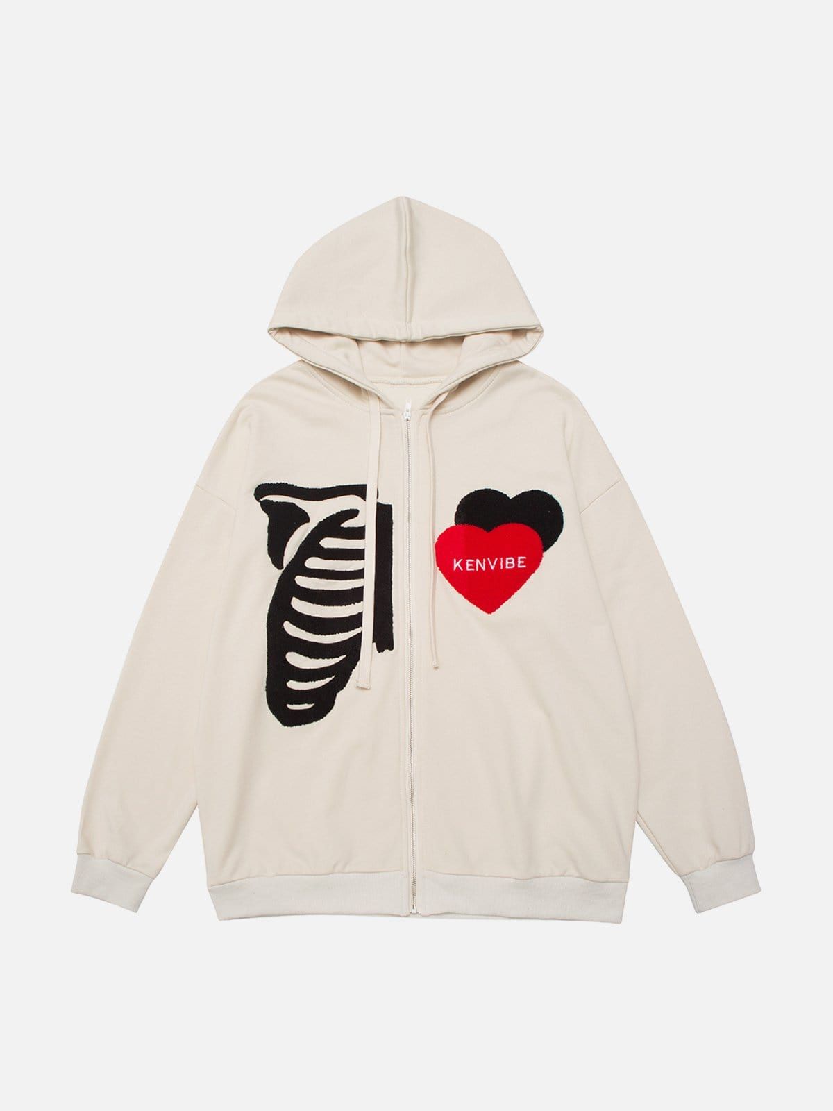 Flocking Skeleton Love Hoodie sold by Yugen Theory product image thumbnail 3