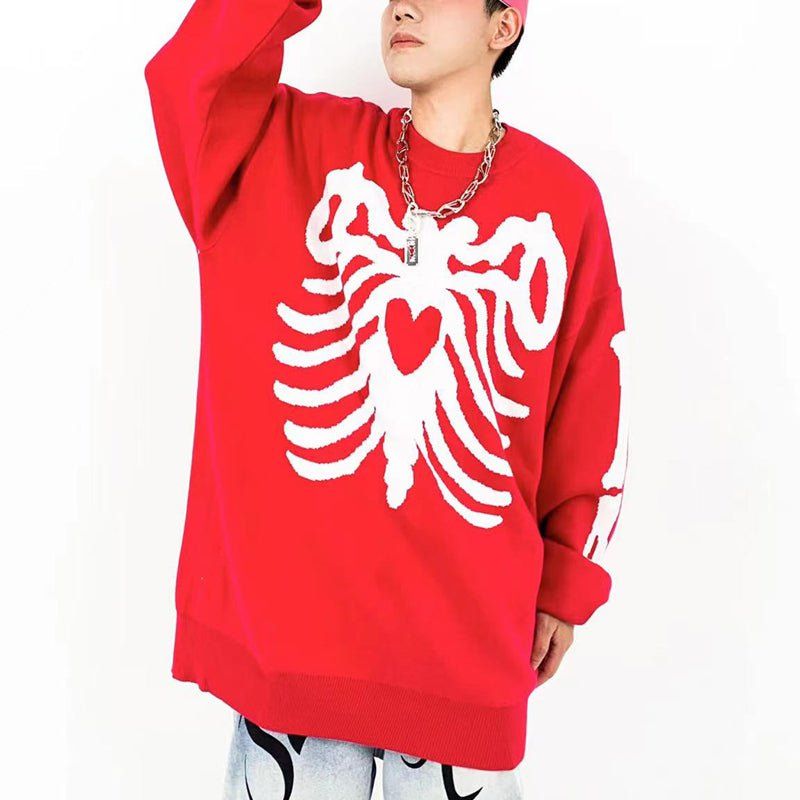 Jacquard Sweater Spider Skeleton sold by Yugen Theory product image thumbnail 3