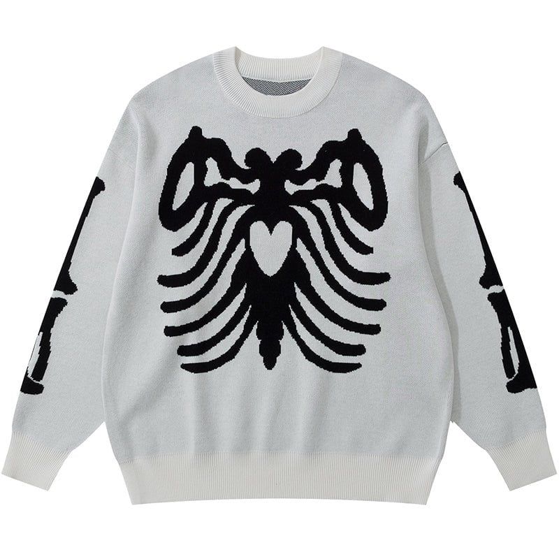Jacquard Sweater Spider Skeleton sold by Yugen Theory product image thumbnail 4