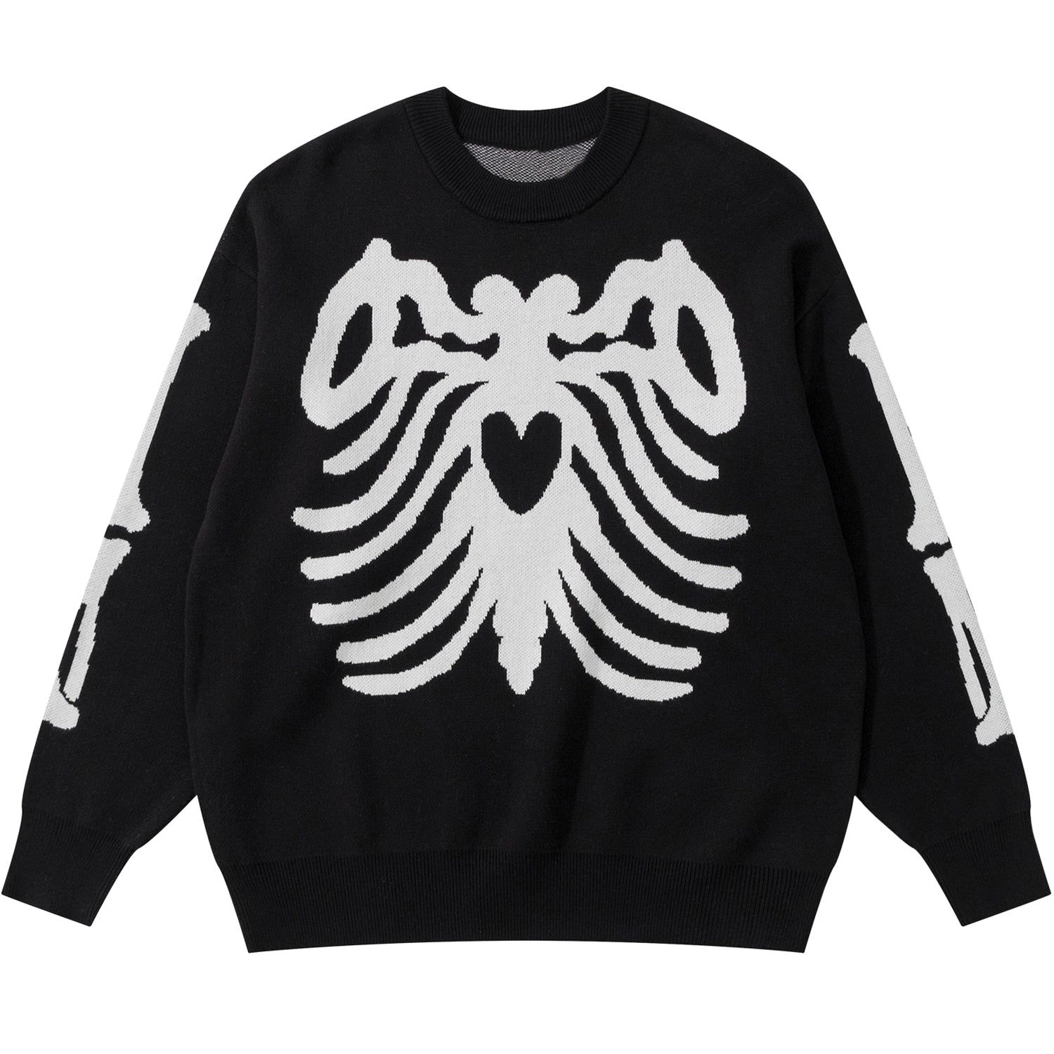 Jacquard Sweater Spider Skeleton sold by Yugen Theory