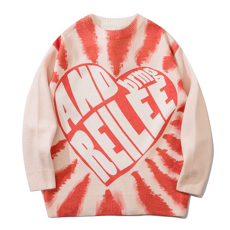 Tie Dye Casual Sweater Heartbeat sold by Yugen Theory product image thumbnail 3