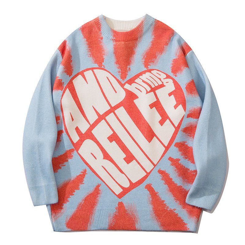 Tie Dye Casual Sweater Heartbeat sold by Yugen Theory product image thumbnail 2