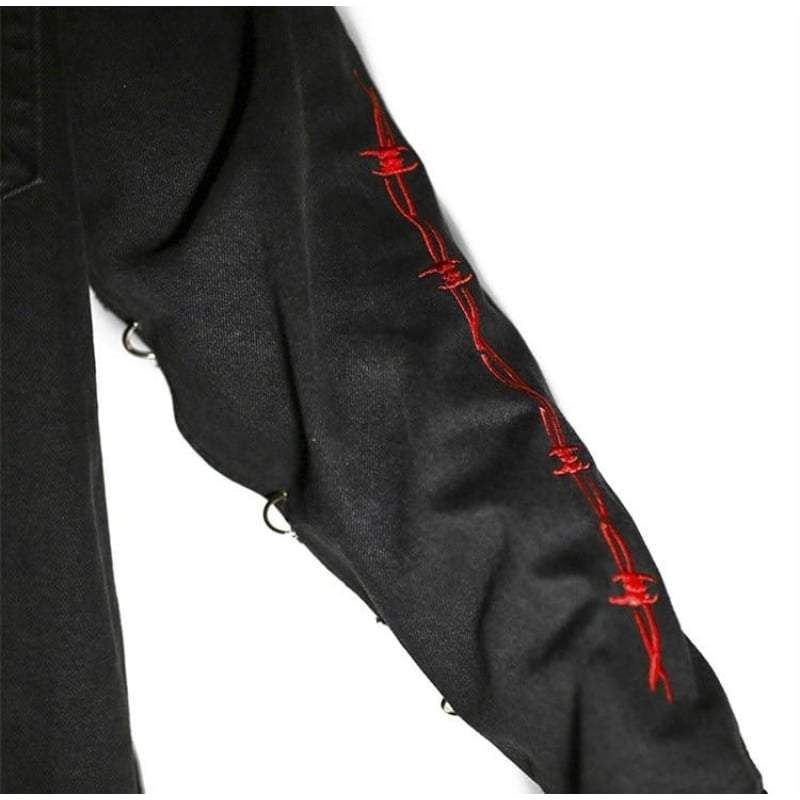 Cyber Punk Denim Techwear Jacket sold by Yugen Theory product image thumbnail 3