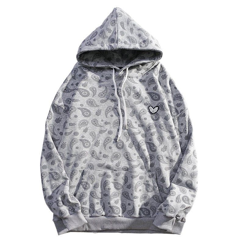 Paisley Hoodie Hip Hop Style sold by Yugen Theory